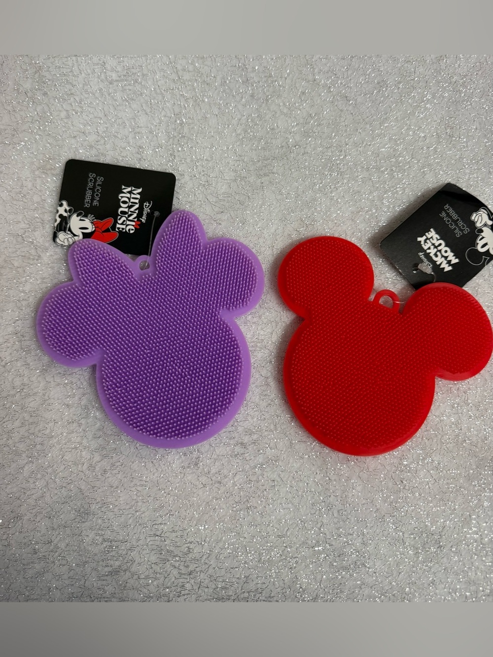 Disney Minnie & Mickey Silicone Scrub Pads